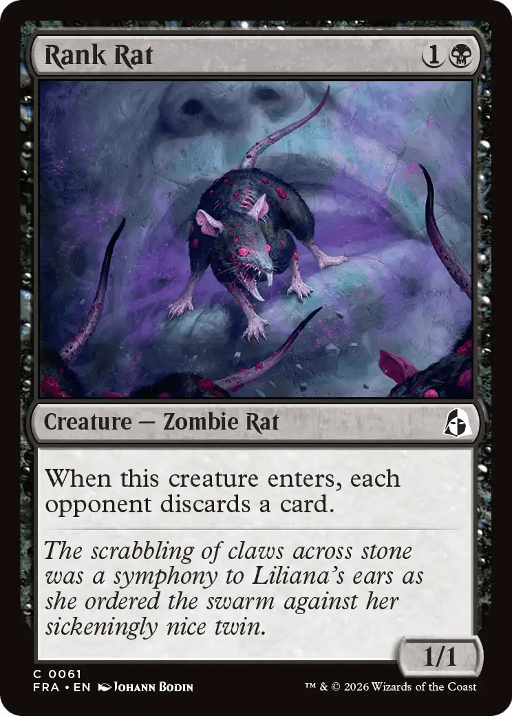 Rank Rat [Reality Fracture] MTG Single Magic: The Gathering  | Multizone: Comics And Games