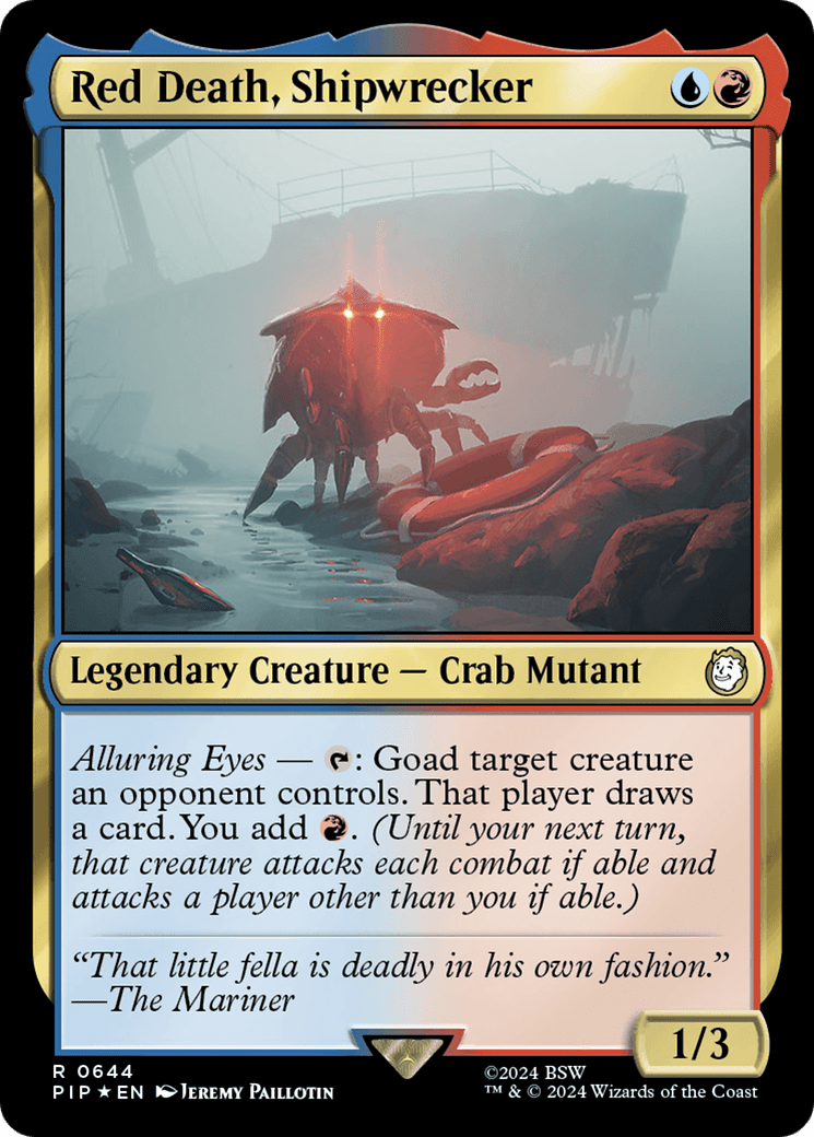 Red Death, Shipwrecker (Surge Foil) [Fallout] MTG Single Magic: The Gathering  | Multizone: Comics And Games