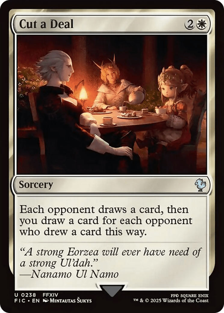Cut a Deal [FINAL FANTASY Commander] MTG Single Magic: The Gathering  | Multizone: Comics And Games