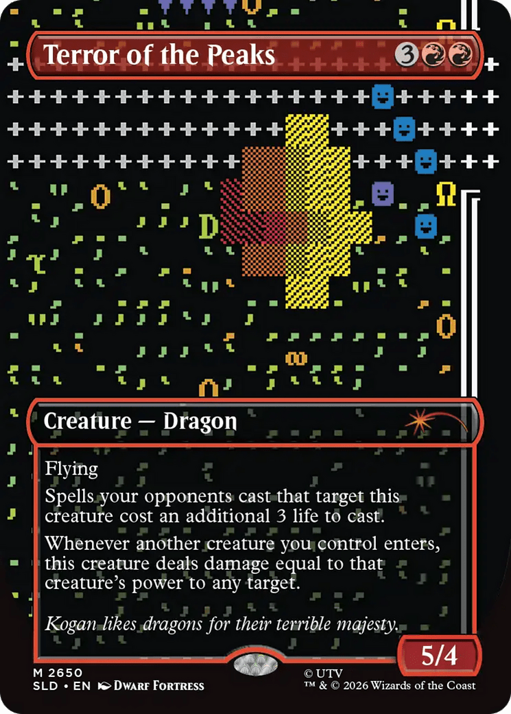 Terror of the Peaks [Secret Lair Drop Series] MTG Single Magic: The Gathering  | Multizone: Comics And Games