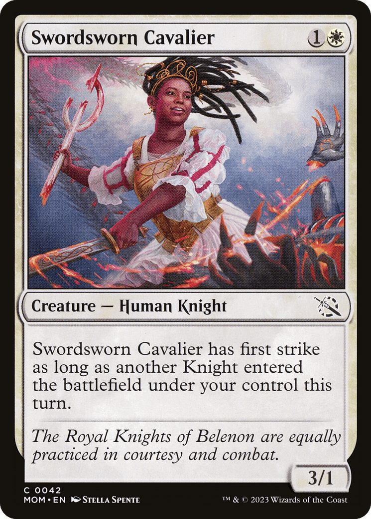 Swordsworn Cavalier [March of the Machine] MTG Single Magic: The Gathering  | Multizone: Comics And Games