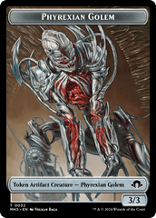Phyrexian Golem // Energy Reserve Double-Sided Token [Modern Horizons 3 Tokens] MTG Single Magic: The Gathering  | Multizone: Comics And Games