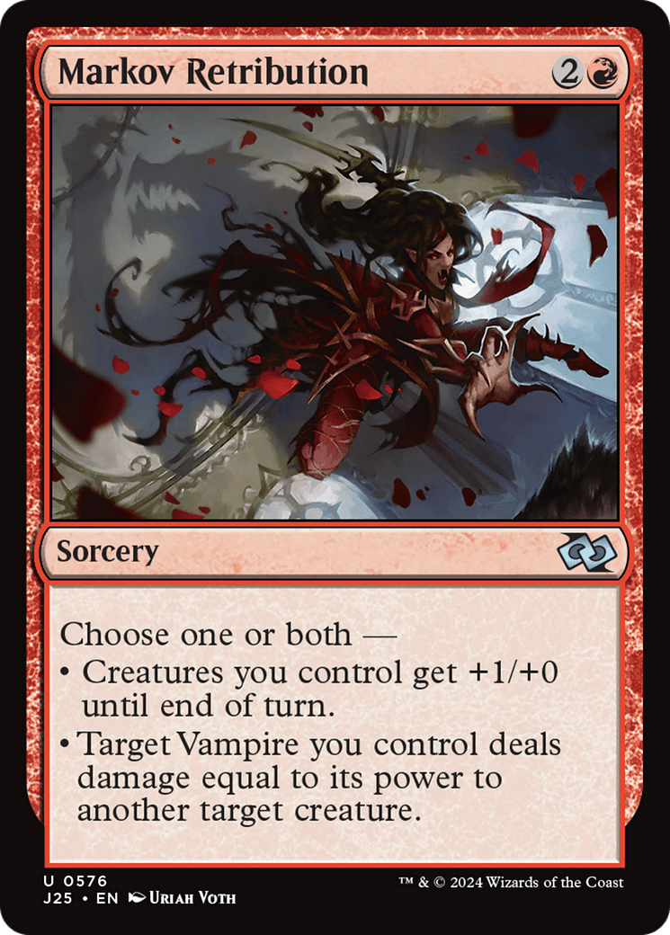Markov Retribution [Foundations Jumpstart] MTG Single Magic: The Gathering  | Multizone: Comics And Games