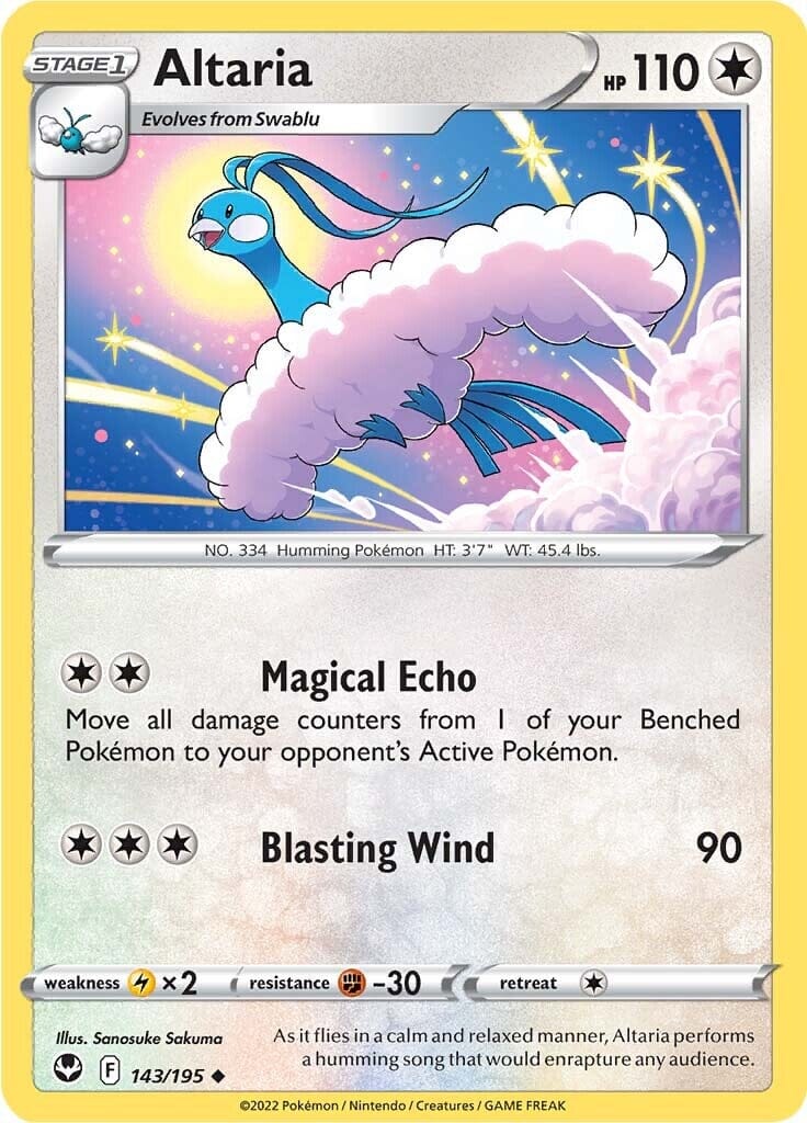 Altaria (143/195) [Sword & Shield: Silver Tempest] Pokemon Single Pokémon  | Multizone: Comics And Games