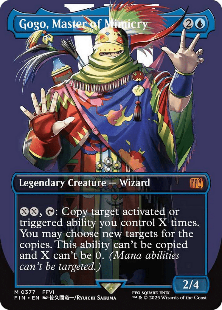 Gogo, Master of Mimicry (Borderless) [FINAL FANTASY] MTG Single Magic: The Gathering  | Multizone: Comics And Games