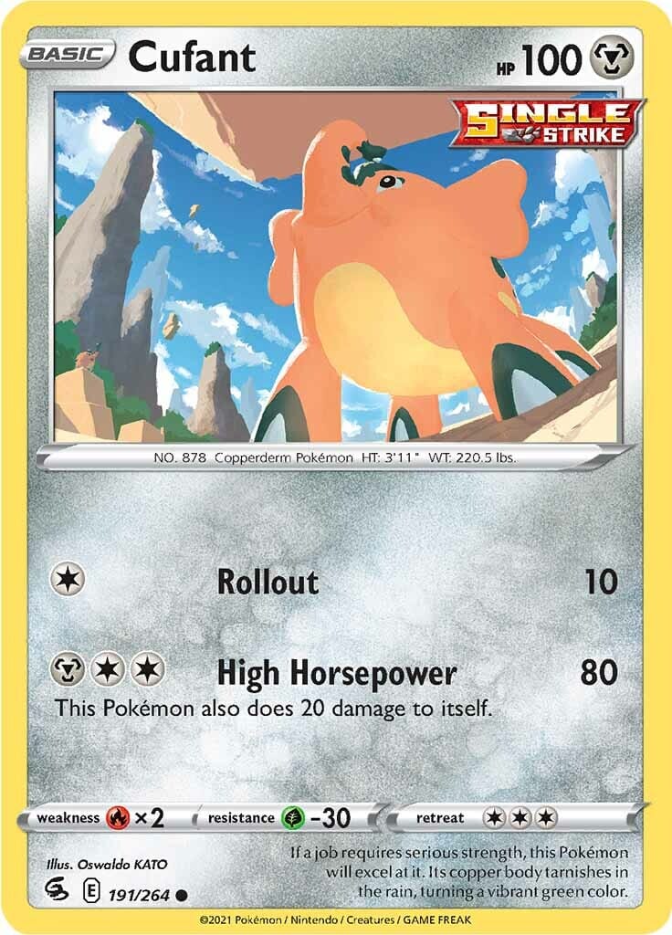 Cufant (191/264) [Sword & Shield: Fusion Strike] Pokemon Single Pokémon  | Multizone: Comics And Games