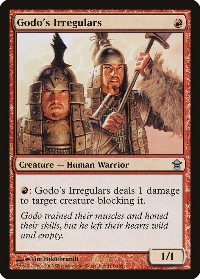 Godo's Irregulars [Saviors of Kamigawa] MTG Single Magic: The Gathering  | Multizone: Comics And Games