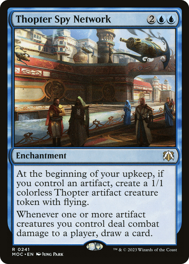 Thopter Spy Network [March of the Machine Commander] MTG Single Magic: The Gathering  | Multizone: Comics And Games