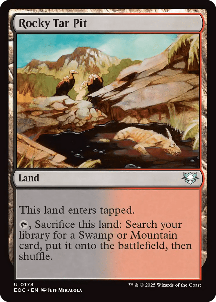 Rocky Tar Pit [Edge of Eternities Commander] MTG Single Magic: The Gathering  | Multizone: Comics And Games