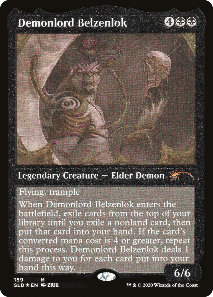 Demonlord Belzenlok (Foil Etched) [Secret Lair Drop Series] MTG Single Magic: The Gathering  | Multizone: Comics And Games