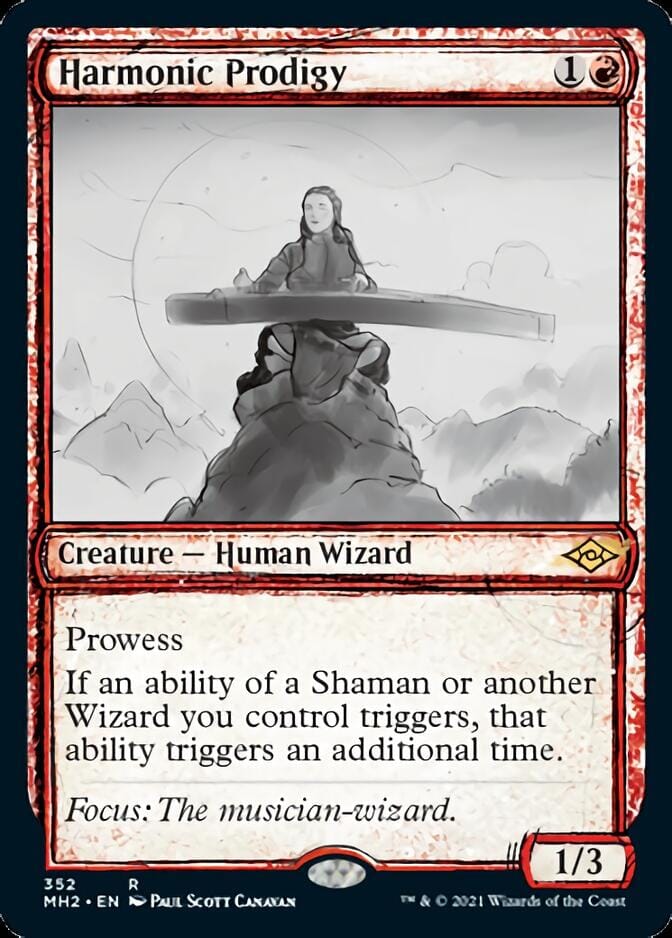 Harmonic Prodigy (Sketch) [Modern Horizons 2] MTG Single Magic: The Gathering  | Multizone: Comics And Games