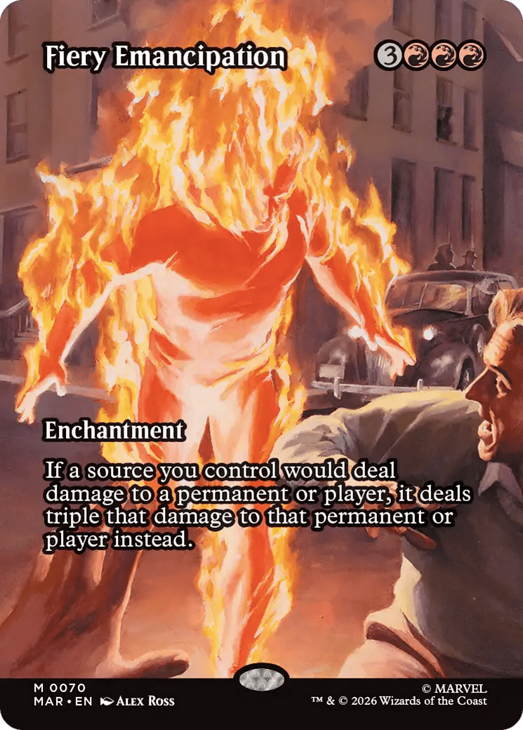 Fiery Emancipation (Borderless) [Marvel Universe: Eternal-Legal] | Multizone: Comics And Games