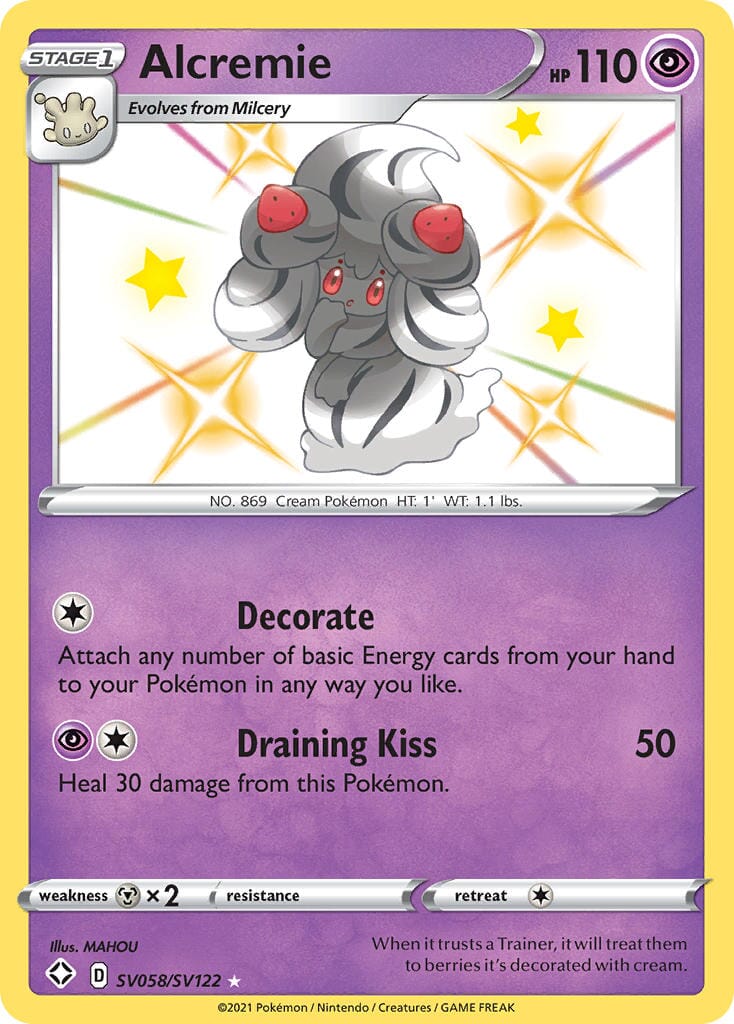 Alcremie (SV058/SV122) [Sword & Shield: Shining Fates] Pokemon Single Pokémon  | Multizone: Comics And Games