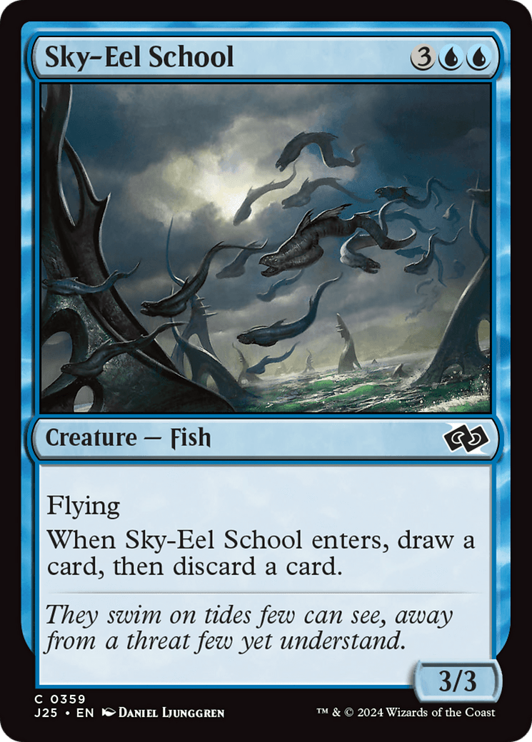 Sky-Eel School [Foundations Jumpstart] MTG Single Magic: The Gathering  | Multizone: Comics And Games