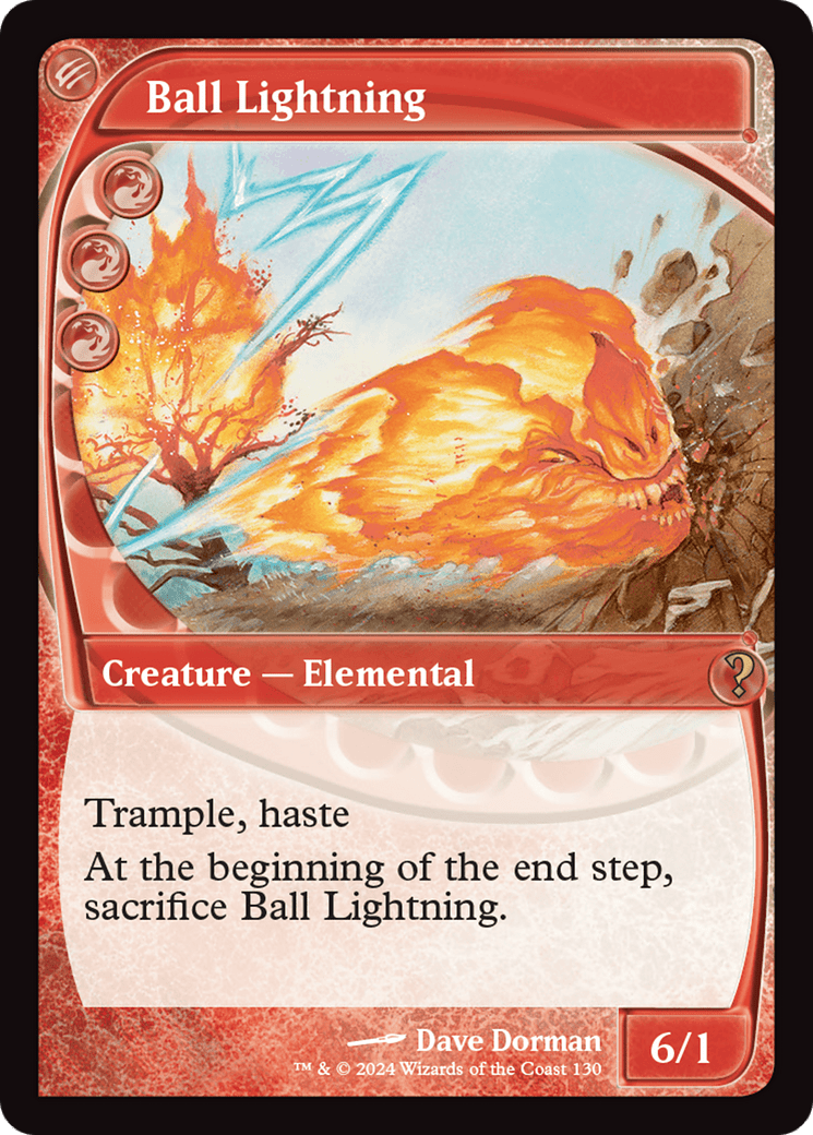 Ball Lightning (Future Sight) [Mystery Booster 2] MTG Single Magic: The Gathering  | Multizone: Comics And Games