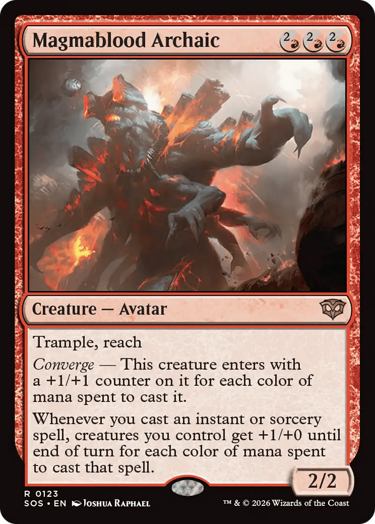 Magmablood Archaic [Secrets of Strixhaven] MTG Single Magic: The Gathering  | Multizone: Comics And Games