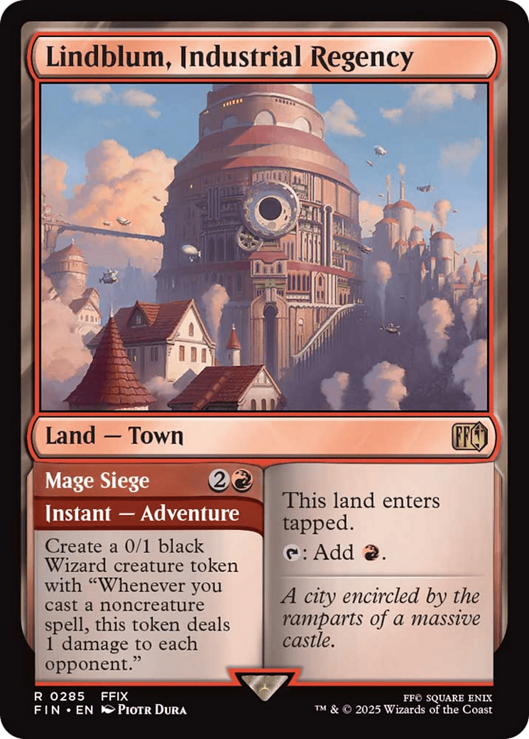 Lindblum, Industrial Regency [FINAL FANTASY] MTG Single Magic: The Gathering  | Multizone: Comics And Games
