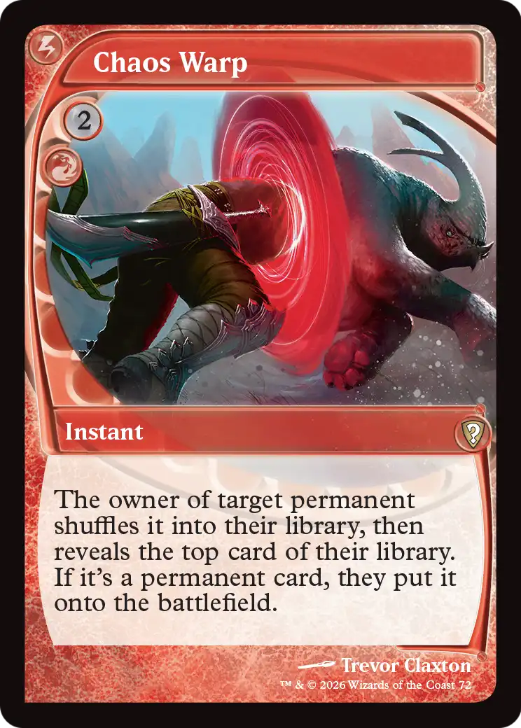 Chaos Warp (Future Sight) [Mystery Booster: Commander Edition] | Multizone: Comics And Games