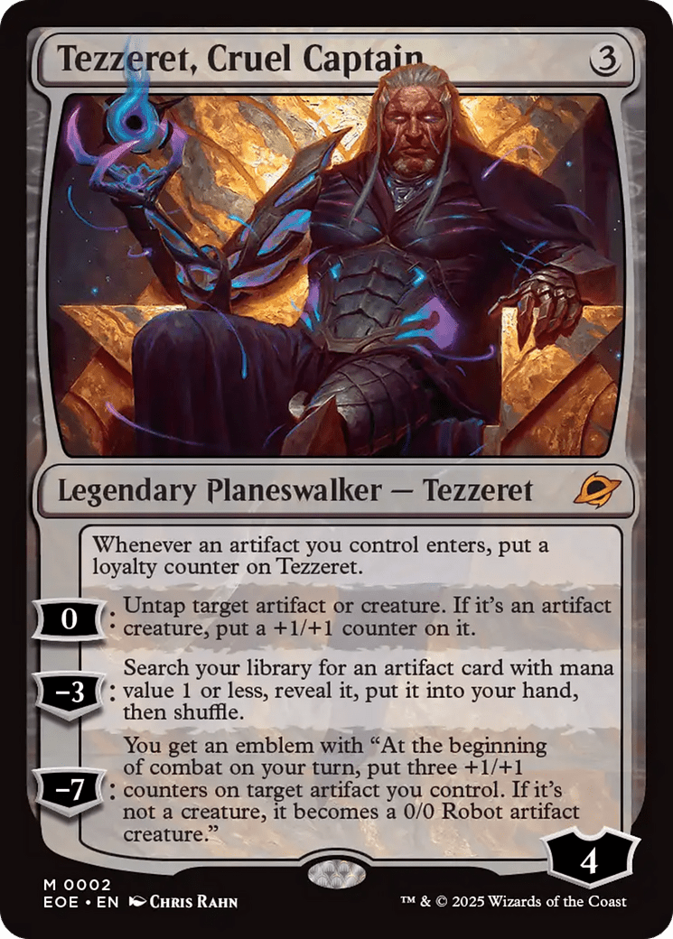 Tezzeret, Cruel Captain [Edge of Eternities] MTG Single Magic: The Gathering  | Multizone: Comics And Games