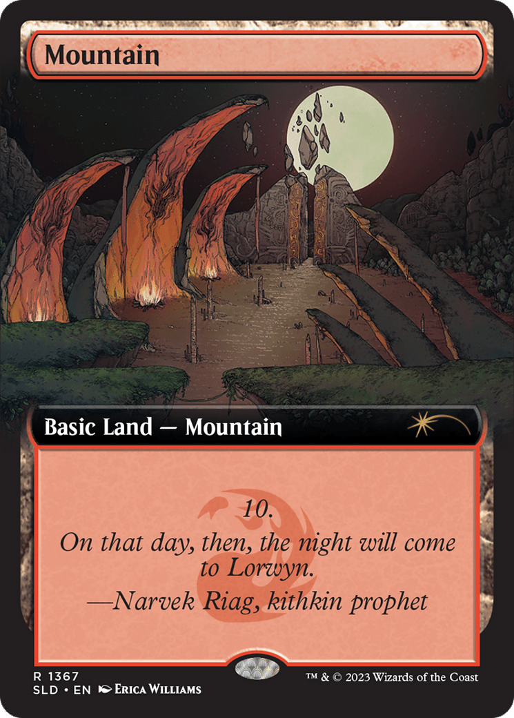 Mountain (1367) [Secret Lair Drop Series] MTG Single Magic: The Gathering  | Multizone: Comics And Games