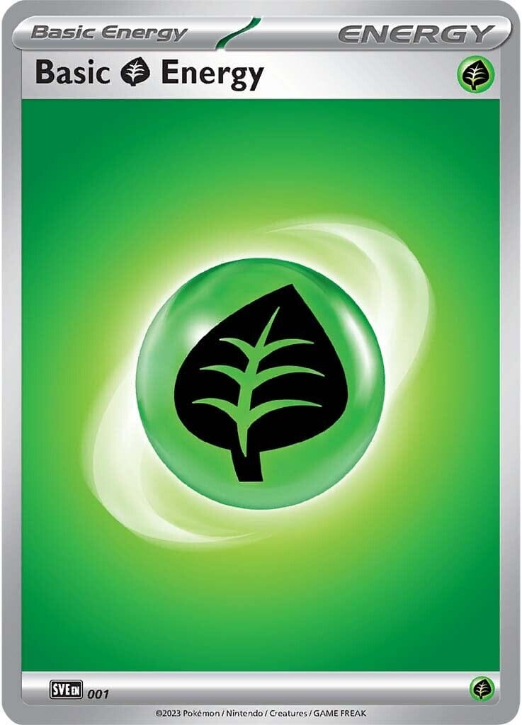 Grass Energy (001) [Scarlet & Violet: Base Set] Pokemon Single Pokémon  | Multizone: Comics And Games