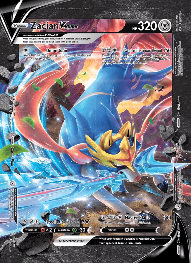 Zacian V-Union (Jumbo Card) [Sword & Shield: Black Star Promos] Pokemon Single Pokémon  | Multizone: Comics And Games