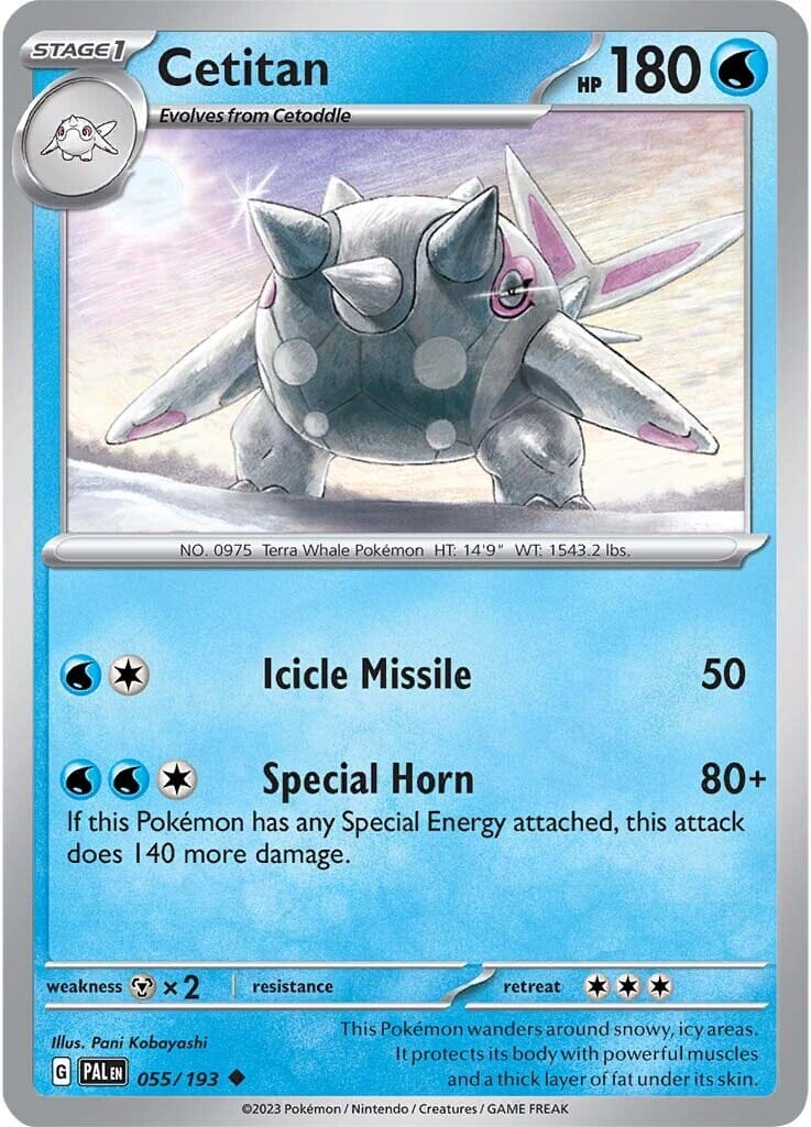 Cetitan (055/193) [Scarlet & Violet: Paldea Evolved] Pokemon Single Pokémon  | Multizone: Comics And Games