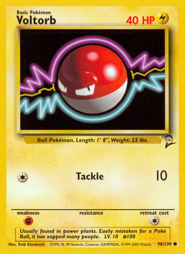 Voltorb (98/130) [Base Set 2] Pokemon Single Pokémon  | Multizone: Comics And Games