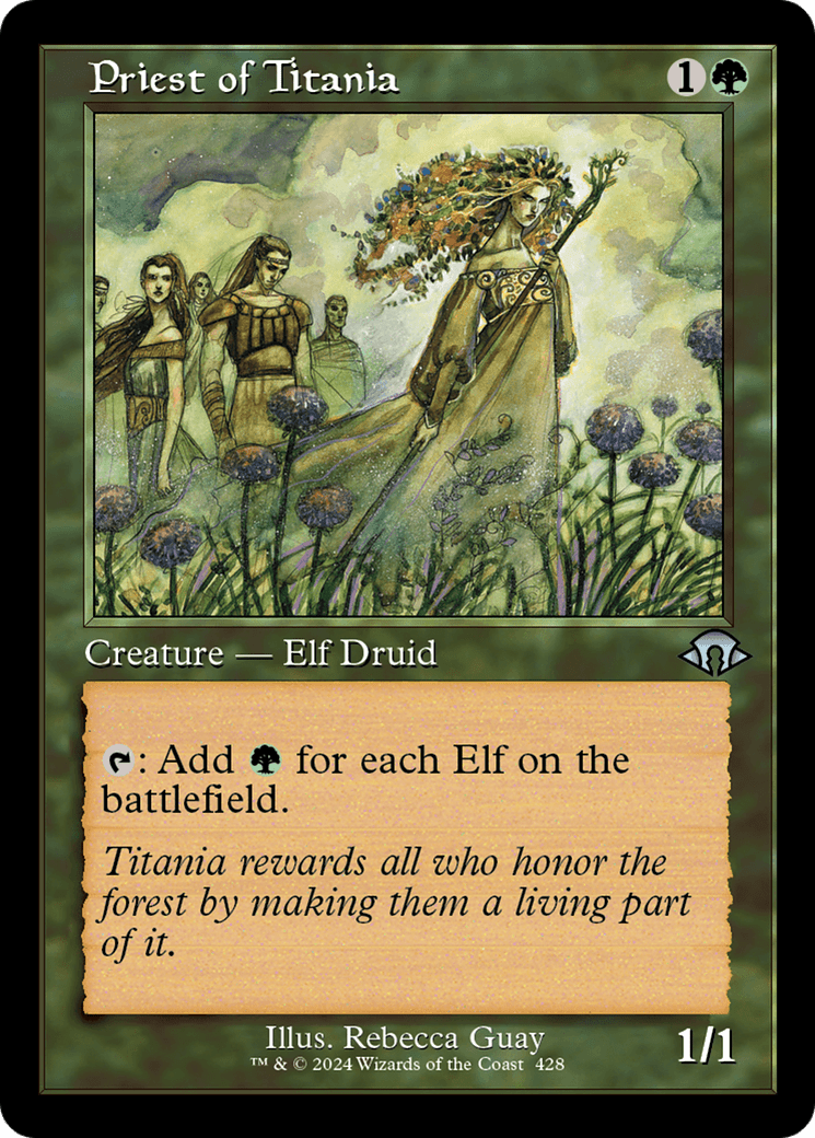 Priest of Titania (Retro) [Modern Horizons 3] MTG Single Magic: The Gathering  | Multizone: Comics And Games