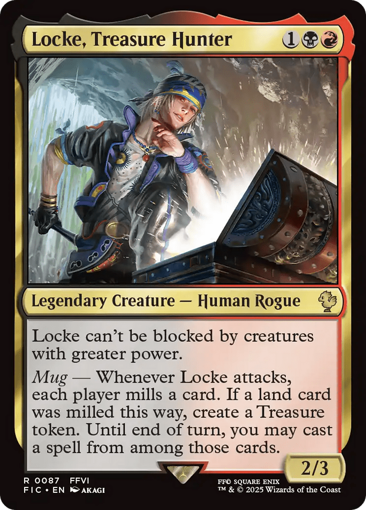 Locke, Treasure Hunter [FINAL FANTASY Commander] MTG Single Magic: The Gathering  | Multizone: Comics And Games