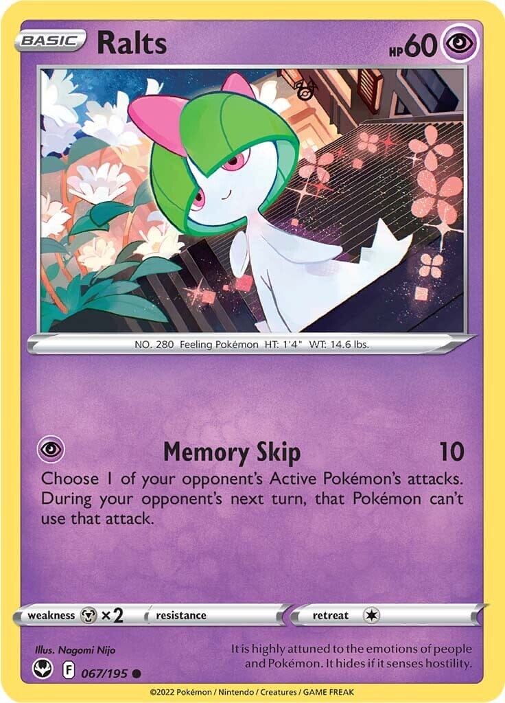 Ralts (067/195) [Sword & Shield: Silver Tempest] Pokemon Single Pokémon  | Multizone: Comics And Games