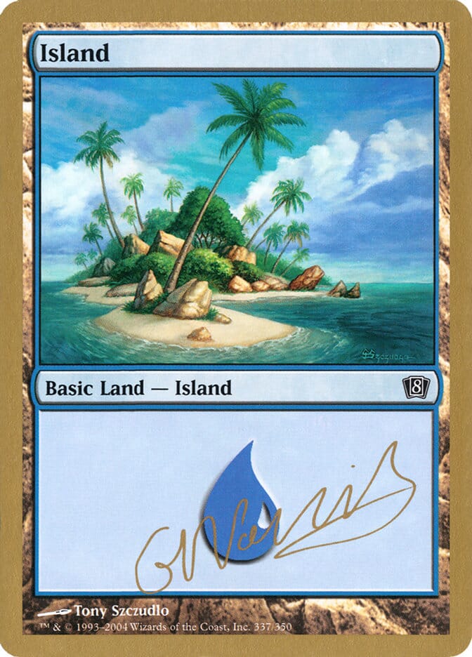 Island (gn337) (Gabriel Nassif) [World Championship Decks 2004] MTG Single Magic: The Gathering  | Multizone: Comics And Games