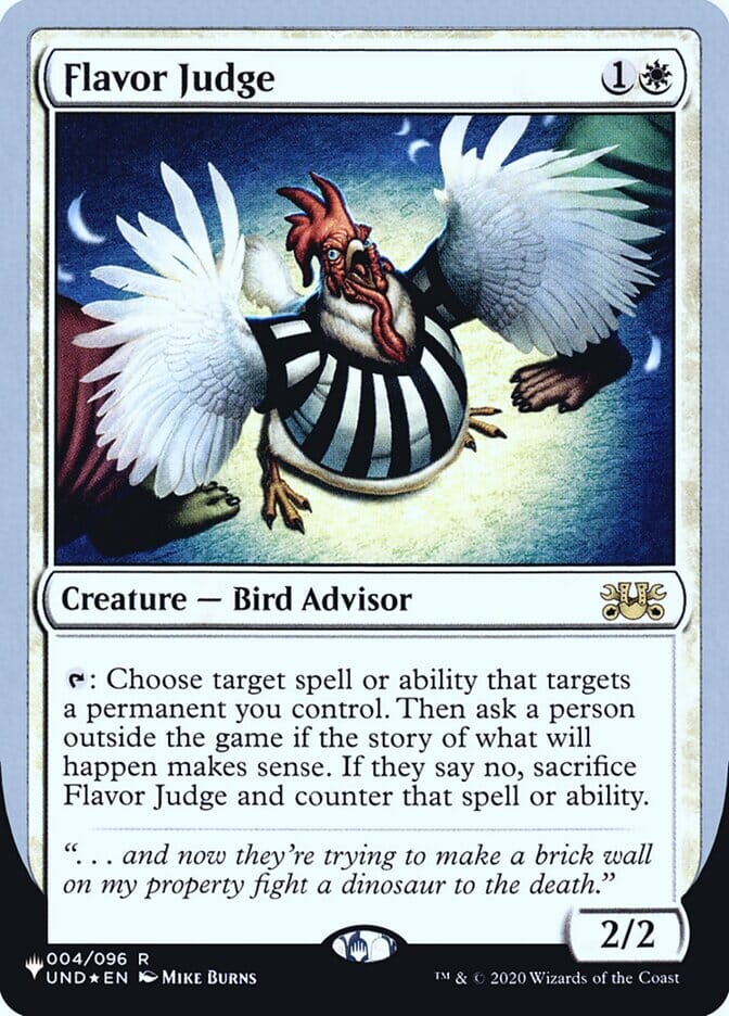 Flavor Judge (Unfinity Foil Edition) [The List] MTG Single Magic: The Gathering  | Multizone: Comics And Games