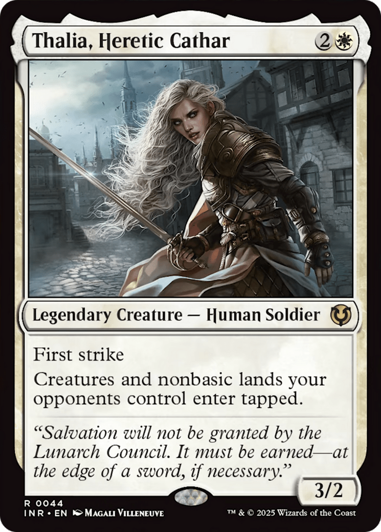 Thalia, Heretic Cathar [Innistrad Remastered] MTG Single Magic: The Gathering  | Multizone: Comics And Games