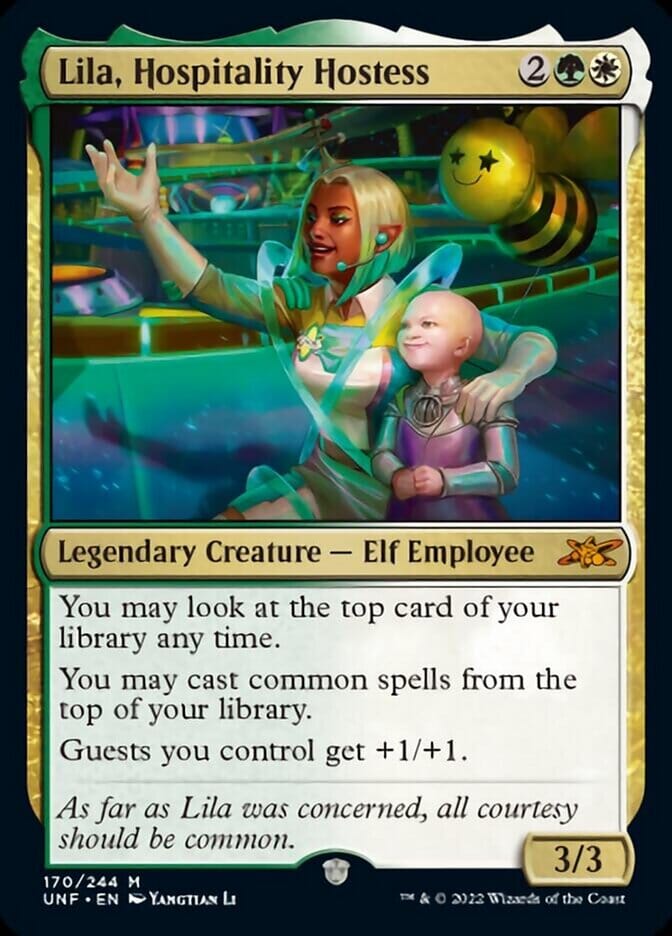 Lila, Hospitality Hostess [Unfinity] MTG Single Magic: The Gathering  | Multizone: Comics And Games