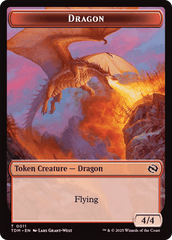 Reliquary Dragon // Dragon (0011) Double-Sided Token [Tarkir: Dragonstorm Tokens] MTG Single Magic: The Gathering  | Multizone: Comics And Games