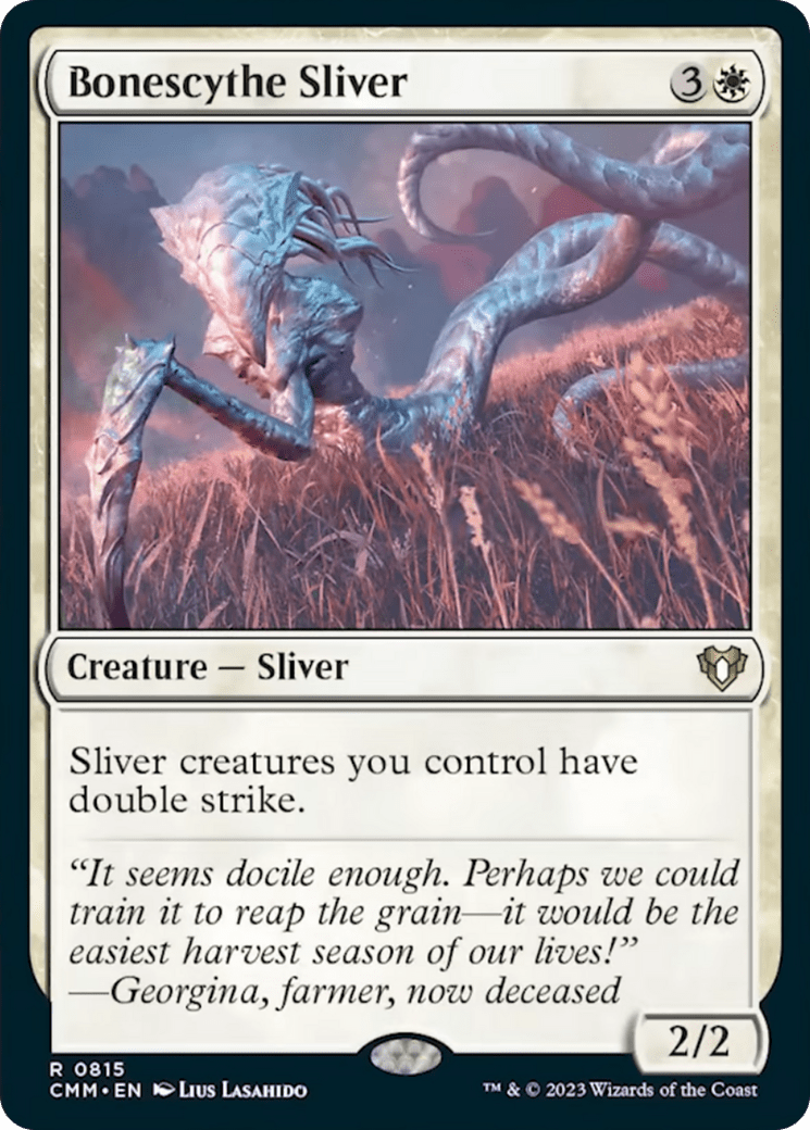 Bonescythe Sliver [Commander Masters] MTG Single Magic: The Gathering  | Multizone: Comics And Games