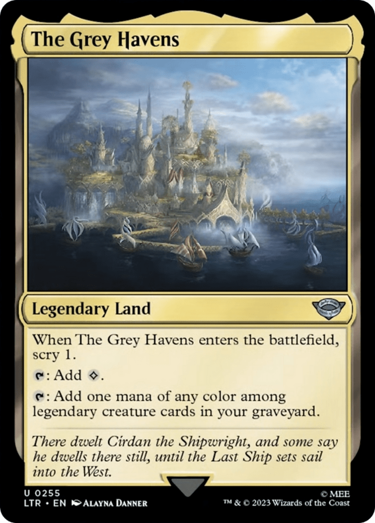The Grey Havens [The Lord of the Rings: Tales of Middle-Earth] MTG Single Magic: The Gathering  | Multizone: Comics And Games
