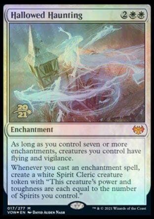 Hallowed Haunting [Innistrad: Crimson Vow Prerelease Promos] MTG Single Magic: The Gathering  | Multizone: Comics And Games