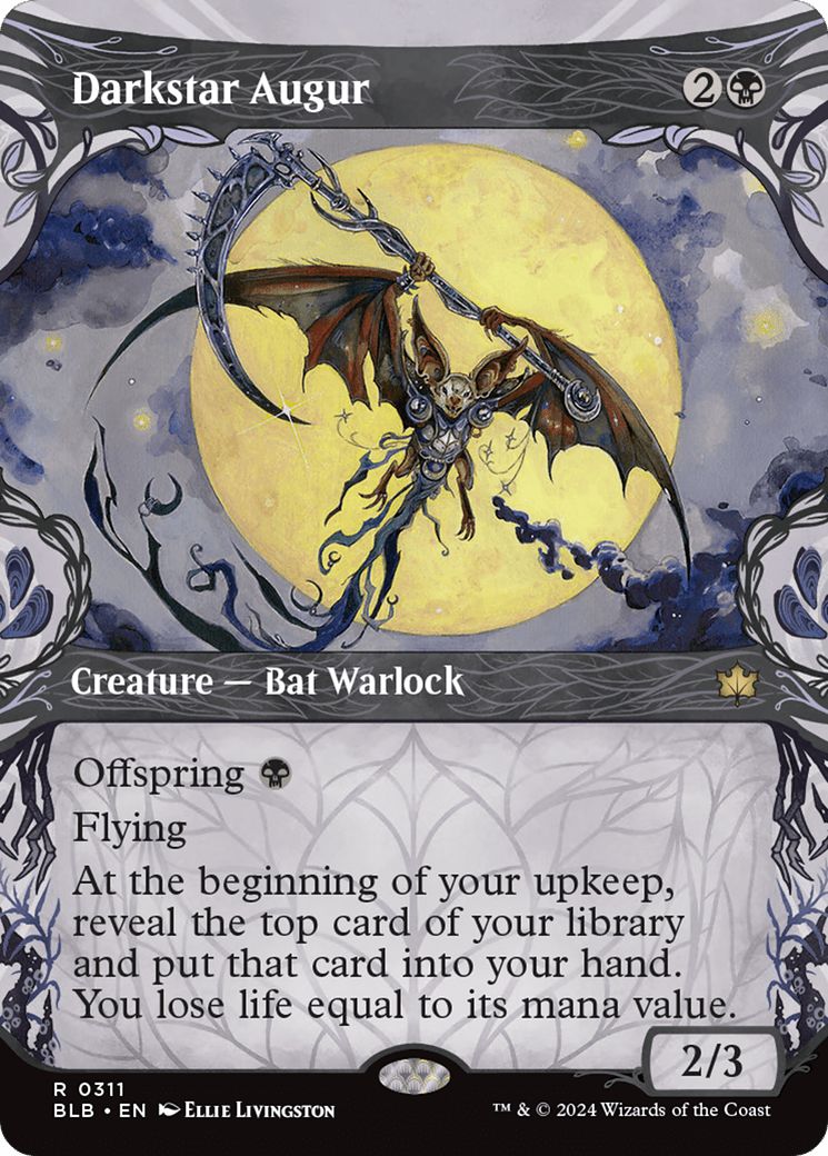 Darkstar Augur (Showcase) [Bloomburrow] MTG Single Magic: The Gathering  | Multizone: Comics And Games