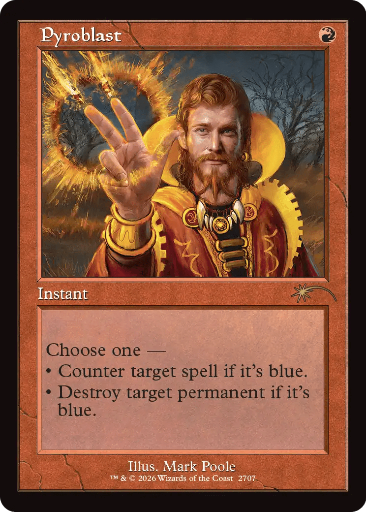 Pyroblast (Retro Frame) [Secret Lair Drop Series] MTG Single Magic: The Gathering  | Multizone: Comics And Games