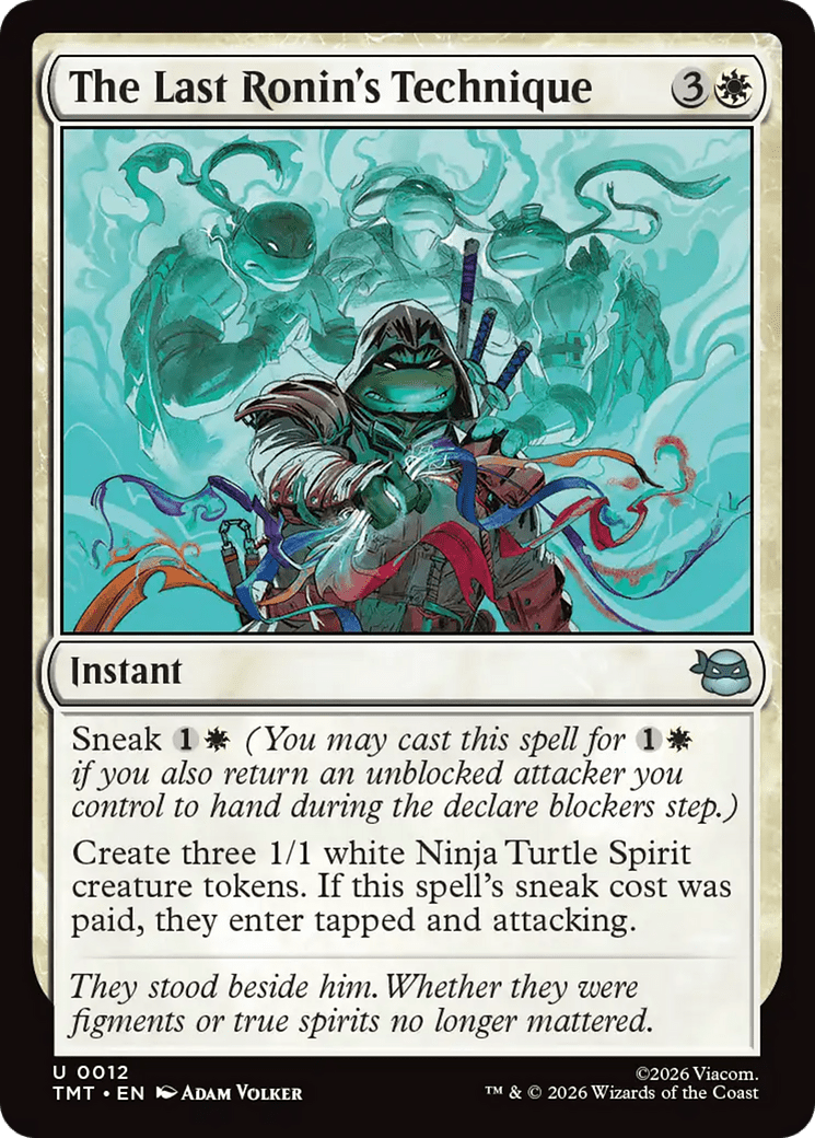 The Last Ronin's Technique [Teenage Mutant Ninja Turtles] MTG Single Magic: The Gathering  | Multizone: Comics And Games