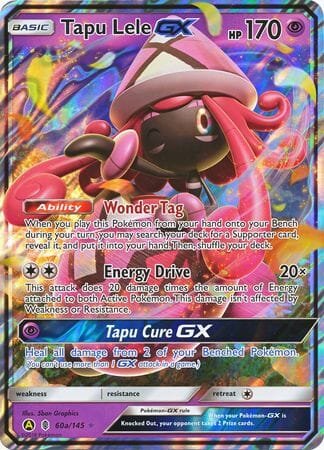 Tapu Lele GX (60a/145) (Alternate card) (Jumbo Card) [Sun & Moon: Guardians Rising] Pokemon Single Pokémon  | Multizone: Comics And Games