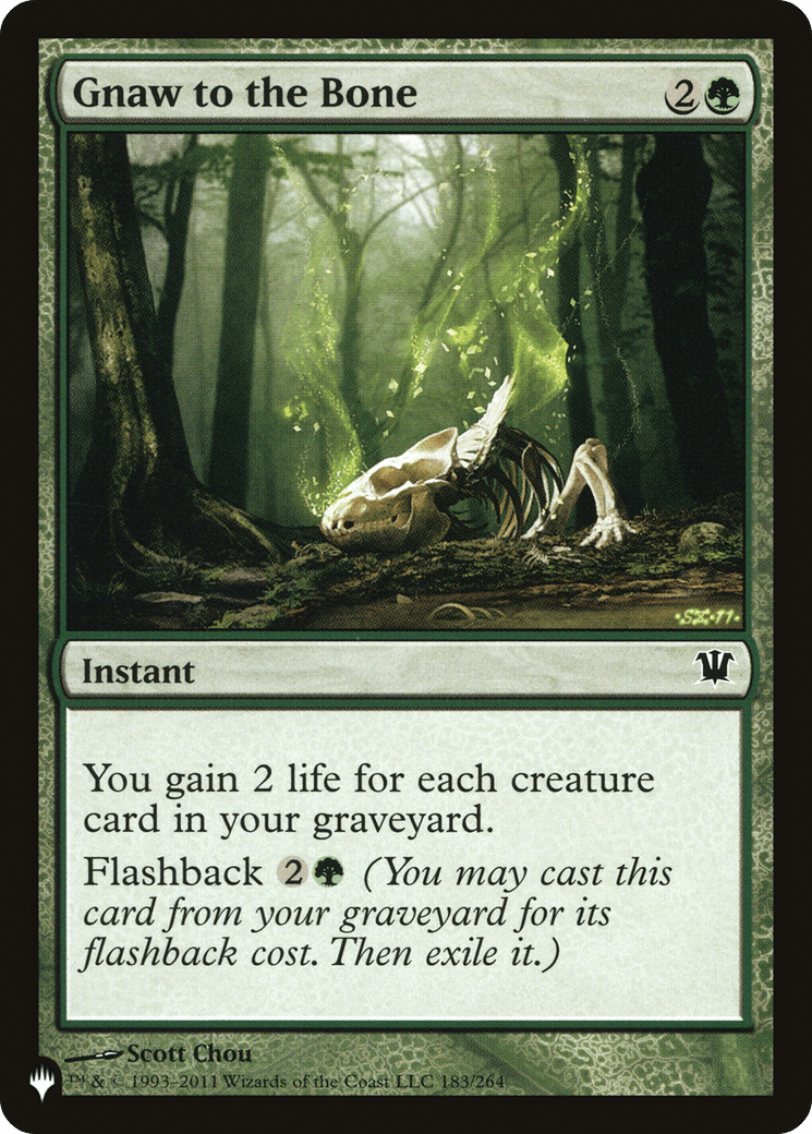 Gnaw to the Bone [The List] MTG Single Magic: The Gathering  | Multizone: Comics And Games