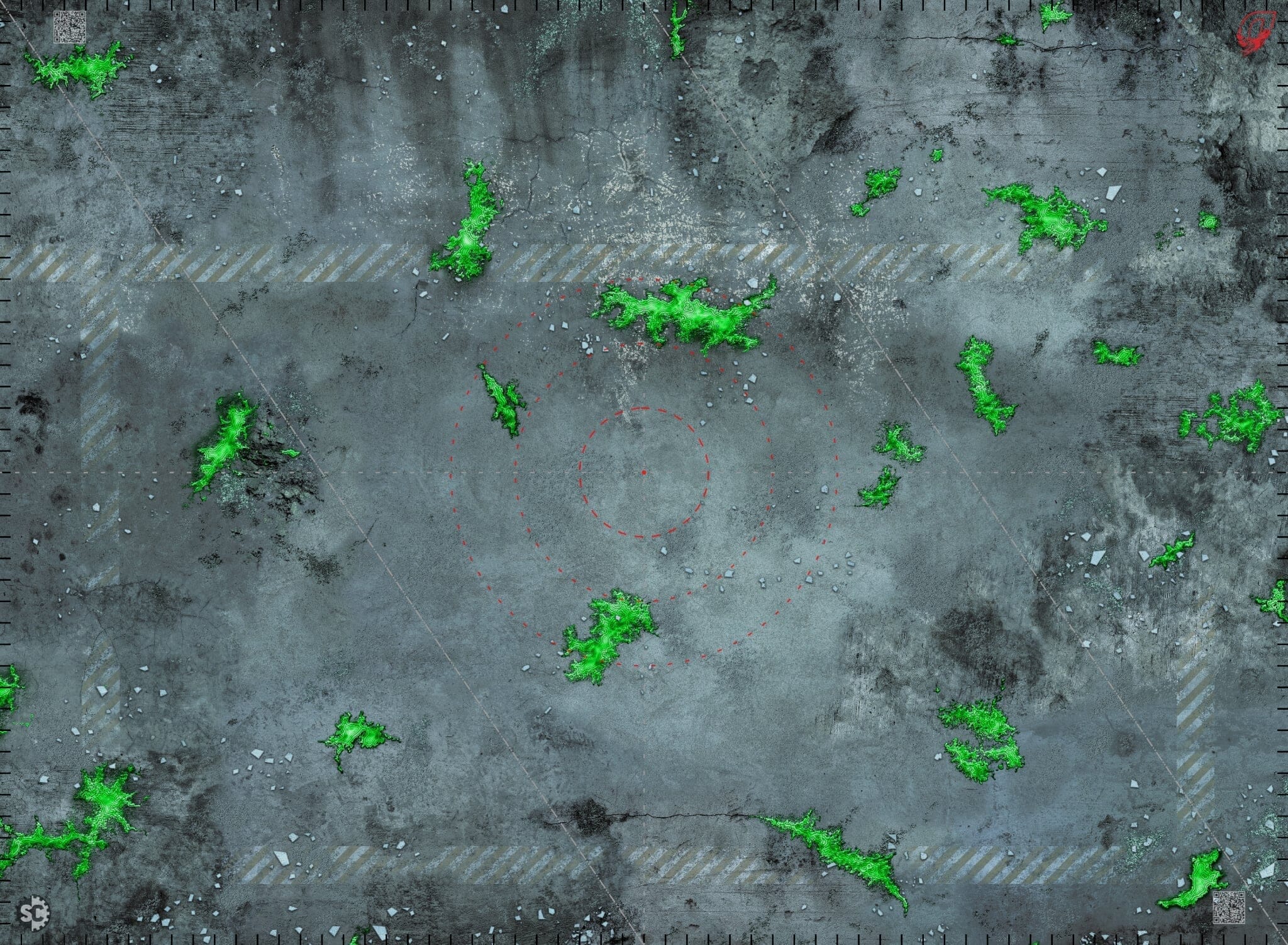 Red Dragon Game Mats - Toxic Wasteland 2025 Miniature Game Accessories Red Dragon  | Multizone: Comics And Games