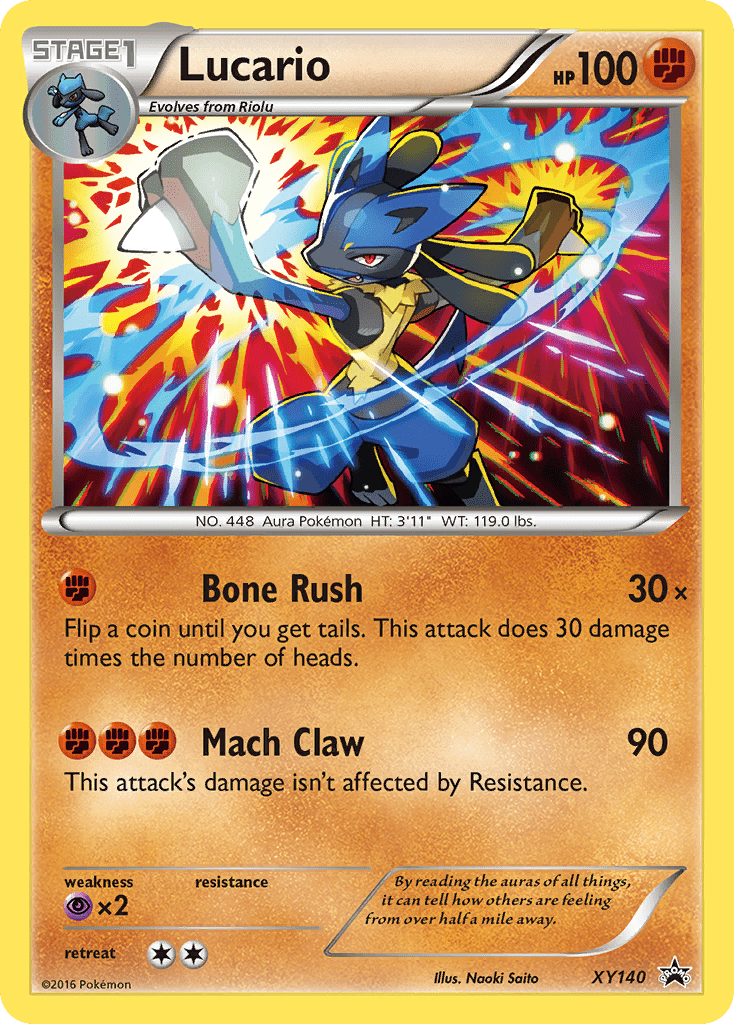 Lucario (XY140) [XY: Black Star Promos] Pokemon Single Pokémon  | Multizone: Comics And Games