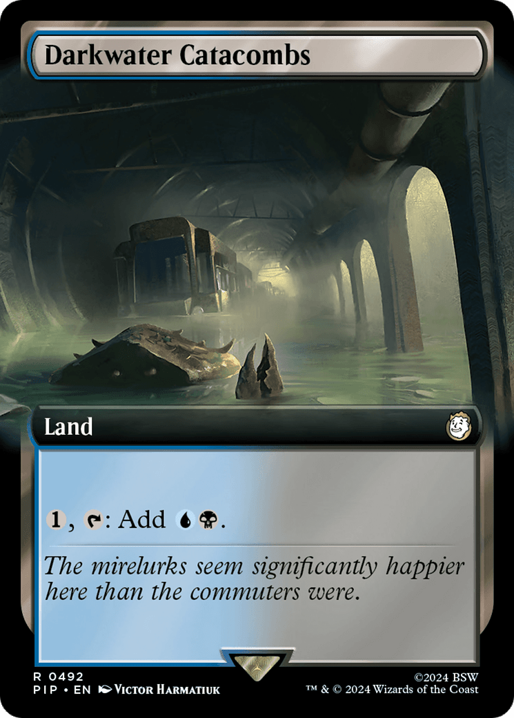 Darkwater Catacombs (Extended Art) [Fallout] MTG Single Magic: The Gathering  | Multizone: Comics And Games