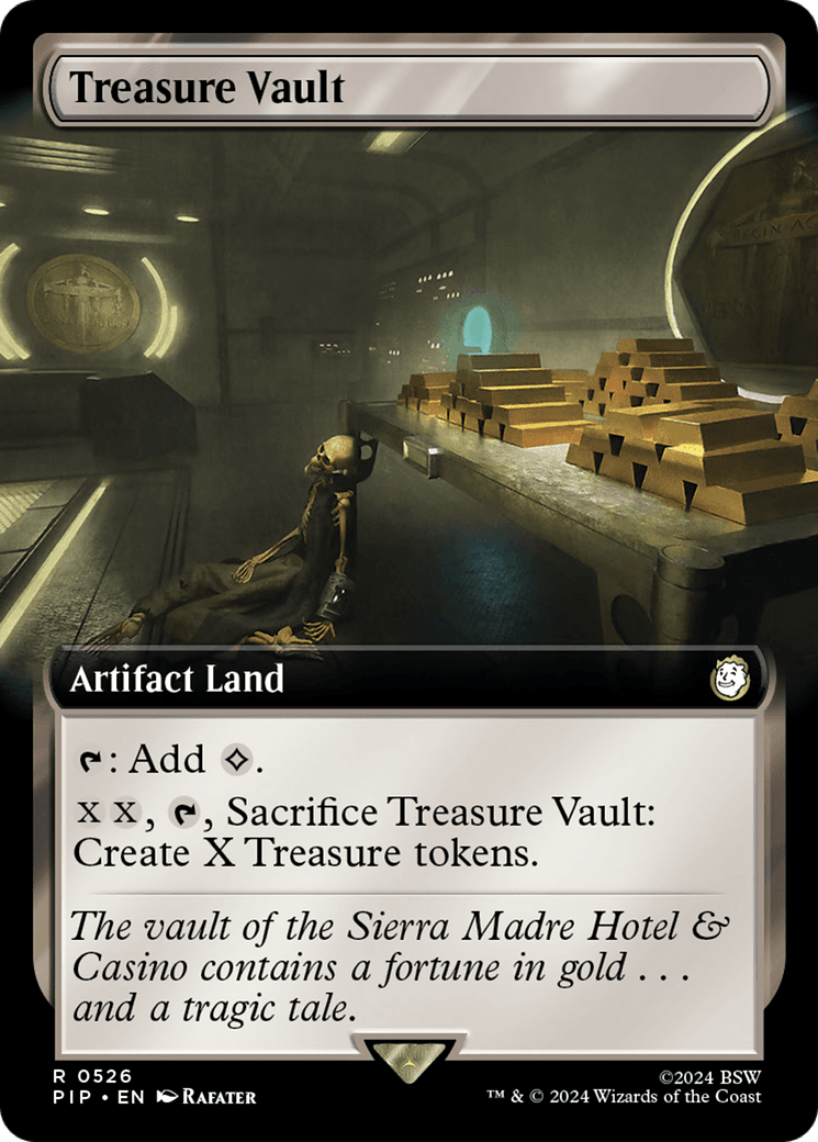 Treasure Vault (Extended Art) [Fallout] MTG Single Magic: The Gathering  | Multizone: Comics And Games
