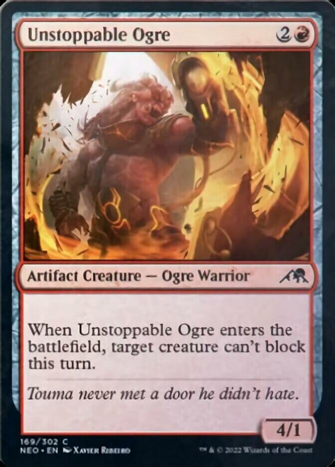 Unstoppable Ogre [Kamigawa: Neon Dynasty] MTG Single Magic: The Gathering  | Multizone: Comics And Games