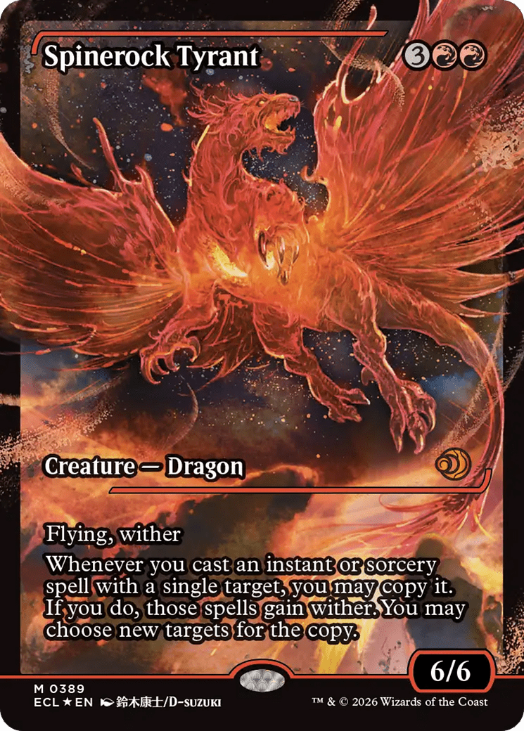 Spinerock Tyrant (0389) (Showcase) [Lorwyn Eclipsed] MTG Single Magic: The Gathering  | Multizone: Comics And Games